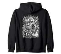 Hanuman Loyalty Unbroken Jai Hanuman Ram Bhakti Power Zip Hoodie