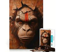 Hanuman The Last Protector for Adults 1000 Piece Jigsaw Puzzle Sharp Mind Creative Fun Family Pastime Art Display (50x75cm)