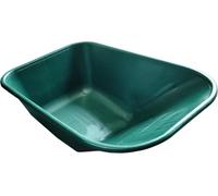 Hanuman UK MADE REPLACEMENT GREEN WHEEL BARROW BODY TRAY 110 LITRE HARD PLASTIC NO HOLES