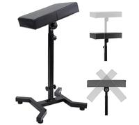 Hanured Professional Tattoo Arm Rest, Height Adjustable, with 180° Tilt, Stable Four-Point Base and Thick Foam Padding, for Tattoo Artist Studio