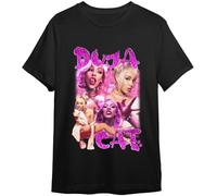 HANUTEBA Doja Cat 90s Retro Vintage T-Shirt Doja Cat Rapper T-Shirt Doja Cat T-Shirt Black S