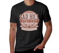 HANUTEBA Sad Hill Cemetery T-Shirt Quick Drying Shirt Tops t Shirts Black XL