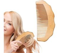HANVEY Hair Comb,Birthing Comb Labour Postpartum Essentials,Natural Anxiety Relief Therapy Comb,Natural Pain Relief,Wooden Comb for Pain Management and Anxiety (Style A)
