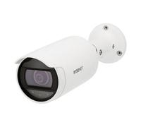 Hanwha ANO-L7082R 4MP Night Vision Outdoor IR Bullet Security Network Camera, 3.3-10.3mm Varifocal Lens, 30m IR, IP66, White
