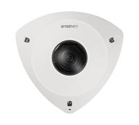 Hanwha Techwin TNV-8011C 5MP Anti-Ligature Corner Mount IP Camera | PoE, IK10, H.265, WDR, Hallway View, microSD | CCTV Security Camera With 2.3mm Fixed Lens