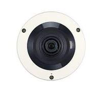 Hanwha Techwin XNF-8010R 1/1.8" 6 MEGAPIXEL CMOS X8 DIGITAL ZOOM (DIGITAL P/T/Z) H.265 INTERNAL TRUE DAY/NIGHT NETWORK FISHEYE LENS DOME CAMERA- POE OR 12V DC