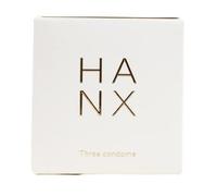 HANX Condoms | Ultra-Thin, Natural Latex with Silicone Lubricant | Paraben & Spermicide-Free | Dermatologically Approved | Strong & Reliable | Safe, Comfortable Protection | Standard (Pack of 3)