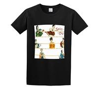 HANXI Men's Split ENZ Dizrythmia O-Neck Cotton T Shirt Black M