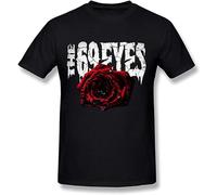HANXI Men's The 69 Eyes T Shirt Black L