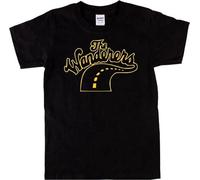 HANXI The Wanderers T-Shirt - Cult 70's Gang Movie Blackthermal t Shirts Mens Black M