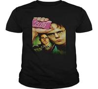 HANXI Uniquely Fight Club Dwight Club Shirt for Mens Black L