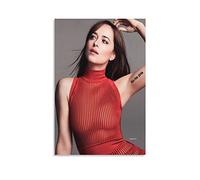 HANYING Dakota Johnson Art Model Poster Poster Painting Canvas Wall Art Living Room Posters Painting 12x18inch(30x45cm)