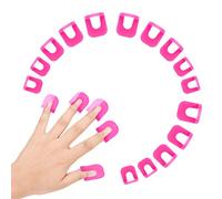 Hanyousheng 26pcs Nail Polish Stencil,10 Sizes Nail Painting Guide, Manicure Nail Art Polish Protection Tip Protectors Reusable Nail Art Basic Tool Accessories