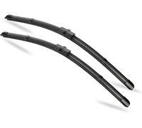 HanYT Front Wiper Blades for Audi TT MK1 8N 1998-2003 21in+21in, All Season Natural Rubber Cleaning Window, Front + Rear Wiper blade set.