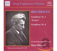 Hanz Pfitzner - BEETHOVEN: Symphonies Nos. 3 and 8