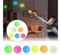 Hanzete 6pcs Dream Ball,Dream balls glow in the dark that stick, Dream Ball Returning,Stick to the ceiling Bounce back to you,Pressure ball ceiling cricket,Luminous Sticky Wall Balls,Fun stress reliev