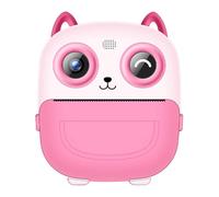 Hanzete Children's High Clear Instant Print Camera Mini Camera with Thermal Printing Fun Games Creative Graffiti 16-Level Grayscale Printing Rechargeable Battery