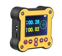 Hanzete Dual Axis Digital Protractor Inclinometer Magnetic 0.02° Accuracy Angle Finder Level Box with Output Control Interface Electrical Levelling Instrument for Woodworking Machinery Construction