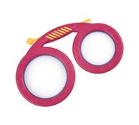 Hanzete Glasses Drum Irregular Shape Clapping Drum Percussion Instrument Smooth burrs Pink Blue Two-sided Drum Christmas Birthday s