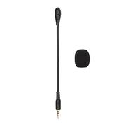 Hanzete Gooseneck Microphone Direct Plug Microphone Condenser Mic Replacement Speech Portable Sensitive Studio Interview Goose Neck Full Directional Practical Plug & Play 3.5mm for Laptop PC Desktop C