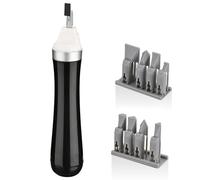 Hanzete MS-148 Reciprocating Sander Two Speeds Adjustable Versatile High Efficient Battery-Powered Sanding Machine Multifunctional Electric Grinding Tool with Quick Sanding Heads Change System for Pre