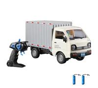 Hanzete Remote Control Truck 2.4GHz 1/16 Remote Controlled Transport Car Sprayer Vehicle Multi direction Driving Remote Control Car, Brilliant Light, Spray Function Rear Compartment Transport Goods 2