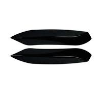 HANZOU 1Pair Car Front Bumper Spoiler Trim,Fit For, F80 F81 M3 F82 F83 M4 2014-2020 Side Splitter vehicle front Bumper airflow splitter(Glossy Black)