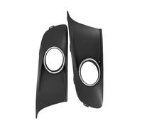 HANZOU 2pcs Car Front Bumper Fog Light Grille Grill Cover,Fit For Volkswagen, Fit For Caddy, Touran 2010-2015 ABS Left Right car front bumper fog light grille cover