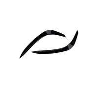 HANZOU 2Pcs Car Front Bumper Spoiler Trim,Fit For Mercedes, C63 AMG C-Class W206 C300 2022 Decorative Under Lip Splitter vehicle front Bumper airflow splitter(Glossy Black)