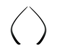 HANZOU 2Pcs Car Front Bumper Spoiler Trim,Fit For Mercedes, CLS-Class C257 AMG Sport 2018-2020 ABS Plastic Lip Splitter Decorative vehicle front Bumper airflow splitter(Carbon fiber)
