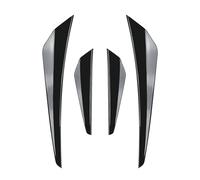 HANZOU 4 Pcs Car Front Bumper Spoiler Trim,Fit For VW, Fit For Golf, 8 GTD GTE GTI R Line 2020-2023 Side Splitter Air Blade Accessories vehicle front Bumper airflow splitter(Carbon Fiber Black)