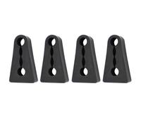 HANZOU 4pcs Car Door Lock Sound Deadener Damper Buffer,Fit For Mini, Countryman Paceman R60 R61,Fit For 5 Series E60 E61 F10 vehicle door open shock absorber