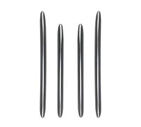 HANZOU 4pcs Car Front Bumper Splitter Fins Body Spoiler Cover Trim, Fit For Mercedes, C-Class W206 ABS Plastic Canards vehicle front Bumper airflow splitter(Matte Silver)