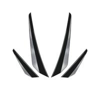 HANZOU 4Pcs Car Front Bumper Trim,Fit For VW, Fit For Golf, 8 GTD GTE GTI R Line 2020-2023 Side Spoiler Splitter Air Blade Accessories vehicle front Bumper airflow splitter(Glossy Black)