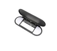 HANZOU Car Sun Visor Mirror Cover,Fit For, Mini, F55 F56 2015-2022 Accessories Replacement Makeup visor vanity mirrror cover(Black)