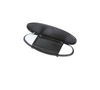 HANZOU Car Sun Visor Mirror Cover,Fit For Mini, R55 R56 R60 2007-2014 F55 F56 F60 Makeup visor vanity mirrror cover(Black)