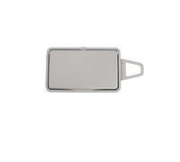 HANZOU Car Sun Visor Mirror Cover,Fit For W211 W219 E CLS Class E200 CLS300 2118100410 Makeup visor vanity mirrror cover(Gray Left)