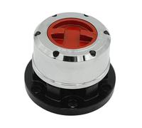 HANZOU Front Wheel Clutch Studs,Fit For Jeep, Beijing UAZ GAZ AVM410 Manual Free Wheeling Locking Hubs 6 Stud Holes 1961-2023 manual free wheel lock hub(SilverRed)