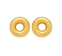 Hao Wu Xuan 2025 Boho Dainty Circle Gypsy Earrings Gold Plated Hypoallergenic Stainless Steel Tarnish Free Modern Jewelry