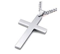 Hao Wu Xuan 2025 Cross Pendants Necklaces for Women Men Gold Colour Male Chokers Prayer Jewelry Friend Gift