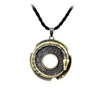 Hao Wu Xuan Assassin's Creed Cosplay Round Pendant Necklace, Amulet Accessories for Men and Women