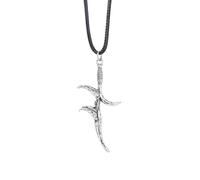 Hao Wu Xuan Assassin's Crimson Dagger Pendant Necklace Elden Ring Middle Earth Warrior Necklace For Best Friend Jewelry Gift