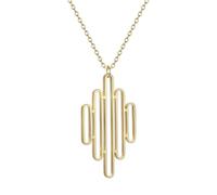 Hao Wu Xuan cactus Necklace Men chains Necklaces for women Geometry pendant necklace Women's stainless steel necklace Jewelry