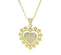 Hao Wu Xuan Clear Heart Charms for Necklace Bracelets Earrings Gold Love Pendant DIY Jewelry Making Accessories Lover Gifts