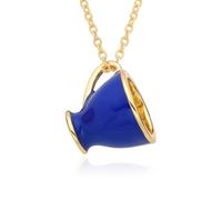 Hao Wu Xuan Colorful Cup Pendant Gold Color Necklace for Women Lover a Lifetime Choker Chain Charms Jewelry Making DIY Accessories