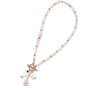 Hao Wu Xuan Colorful Marine Fish Charm Necklace Crafted From Sturdy Ceramic Beads And Allergy Resistant Materials Ceramic Fish Pendant Necklace