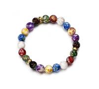 Hao Wu Xuan Colorful Natural Stone Beaded s for Women Lace Braided Rope Valentines Day Gifty Jewellery Women