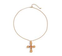 Hao Wu Xuan Creative Big Cross Jesus Pendant Choker Necklace for Women Men Fashion Statement Goth Long Chain Aesthetic Jewelry Gift