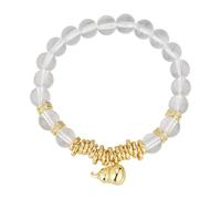 Hao Wu Xuan Creative Classic Ice Transparent White Crystal Gourd Bracelet for women Retro Simple Fashion Glossy bangles Banquet Jewelry