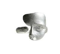 Hao Wu Xuan Creative Mystical Masked Faces Ring Goth Style Personality Mask Open Rings for Men Women Jewelry Gift